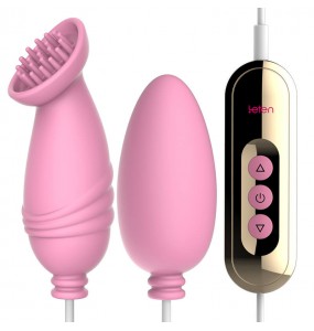 HK LETEN Dual Vibrating Egg (USB Power Supply - Brush Model)